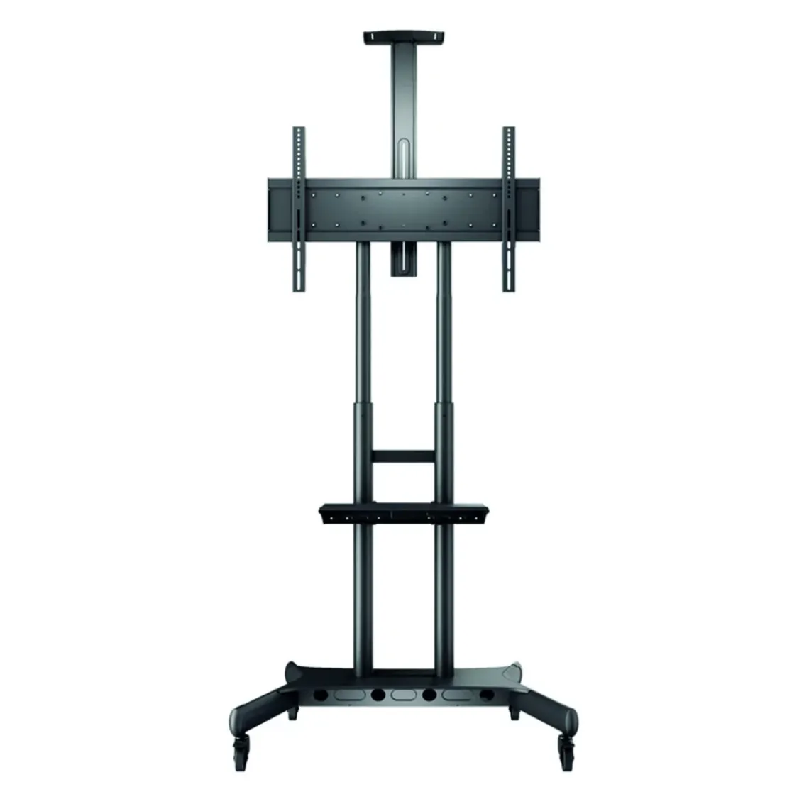 DPJ Workspace Bildschirm-Stativ Floorstand Basic 180 - Mit Ablage & Kamerahalter