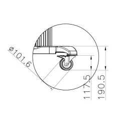 DPJ Workspace Bildschirm-Stativ Floorstand Dual Pillar 180 HD
