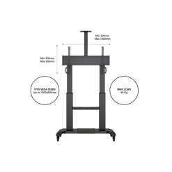 DPJ Workspace Bildschirm-Stativ Floorstand Dual Pillar 180 HD