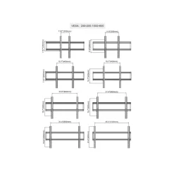 DPJ Workspace Bildschirm-Stativ Floorstand Dual Pillar 180 HD