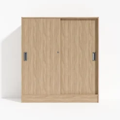 DPJ Workspace Büroschrank Modea - Mit Schiebetüren, 3 Regalfächer