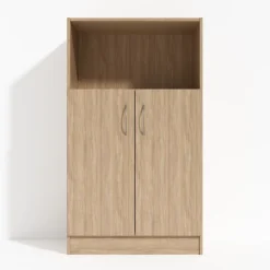DPJ Workspace Büroschrank Modea - Mit Türen, 1 offenes Regalfach
