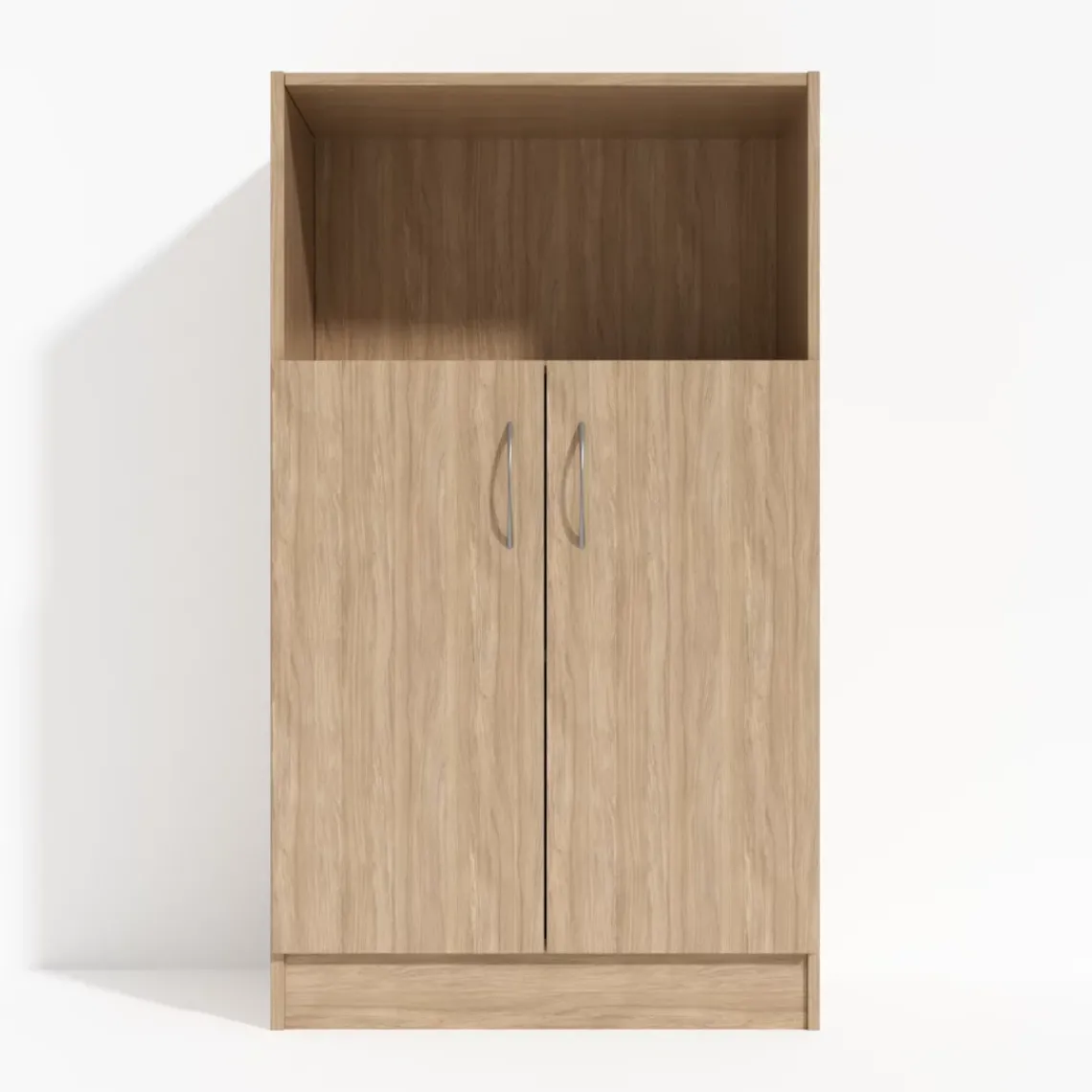 DPJ Workspace Büroschrank Modea - Mit Türen, 1 offenes Regalfach