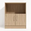 DPJ Workspace Büroschrank Modea - Niedrige Türen, 1 offenes Regalfach