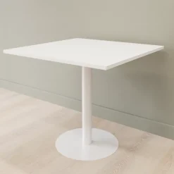 DPJ Workspace Cafétisch Kvadrat - Mit rundem Standfuß