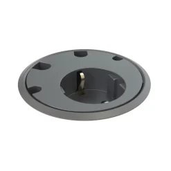 DPJ Workspace Einbausteckdose Powerdot 10 - Steckdose, 4 Durchführungslöcher