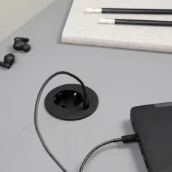 DPJ Workspace Einbausteckdose Powerdot Compact 62 - 1 El, 1 USB-C