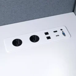 DPJ Workspace Einbausteckdose Slim 4