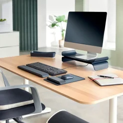 DPJ Workspace Ergonomisches Mauspad Ergo - Mit verstellbarer Handgelenkstütze