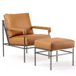 DPJ Workspace Fußhocker Seventy Five - Leder