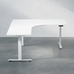 DPJ Workspace Höhenverstellbarer Eckschreibtisch - Premium