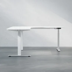 DPJ Workspace Höhenverstellbarer Eckschreibtisch - Premium