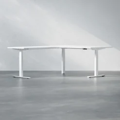 DPJ Workspace Höhenverstellbarer Eckschreibtisch - Premium