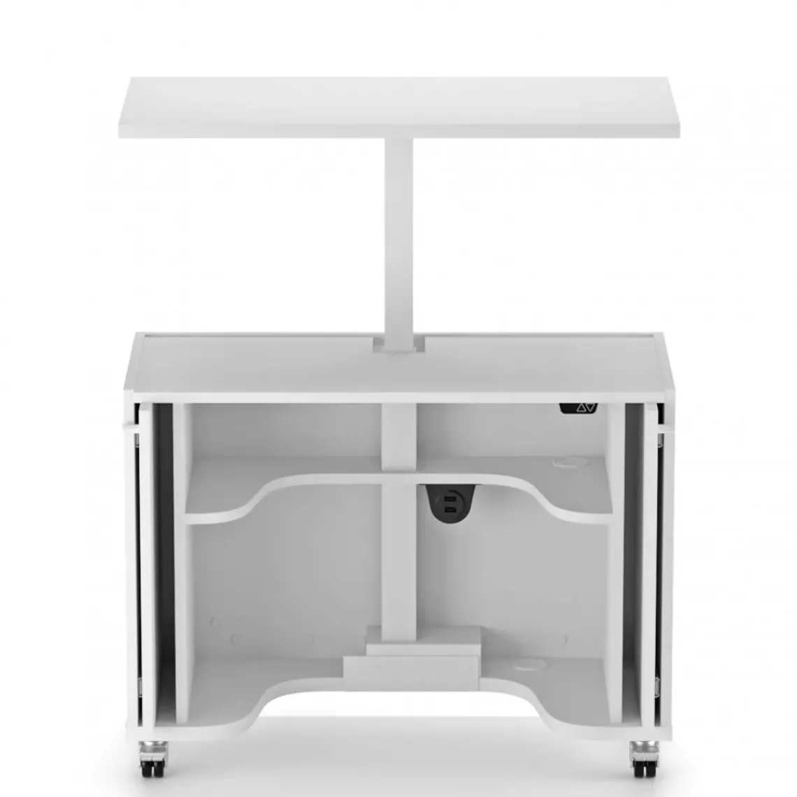DPJ Workspace Höhenverstellbarer Schreibtisch/Schrank Point Liber