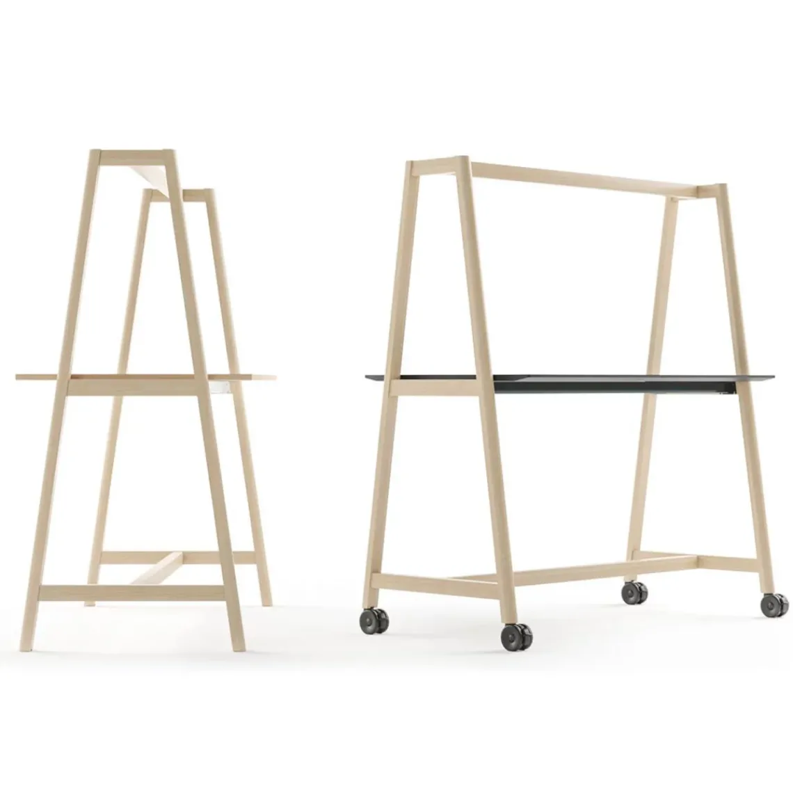 DPJ Workspace Hoher Projekttisch Nova Wood