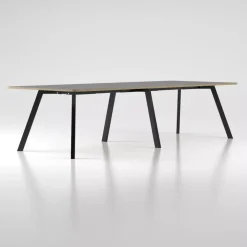 DPJ Workspace Konferenztisch/Projekttisch Viggo Linoleum - 73 cm hoch