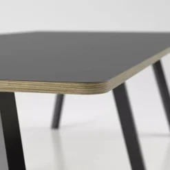 DPJ Workspace Konferenztisch/Projekttisch Viggo Linoleum - 90 cm hoch
