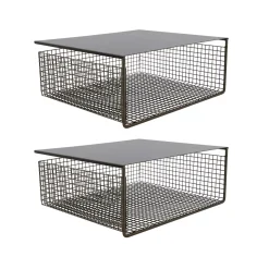 DPJ Workspace Metallkörbe für Wandregal Fari - SET