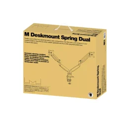 DPJ Workspace Monitorarm Gas Spring - Dual, Deskmount