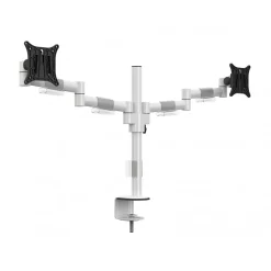 DPJ Workspace Monitorarm M VESA Deskmount Officeline Dual White