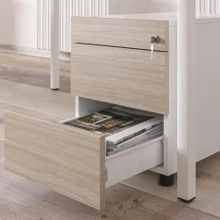 DPJ Workspace Rollcontainer Nova - 2 Schubladen och 1 Stifte-Schublade
