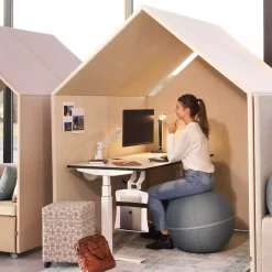DPJ Workspace Schallabsorbierender Raum The Hut - Mit Kabelkanal