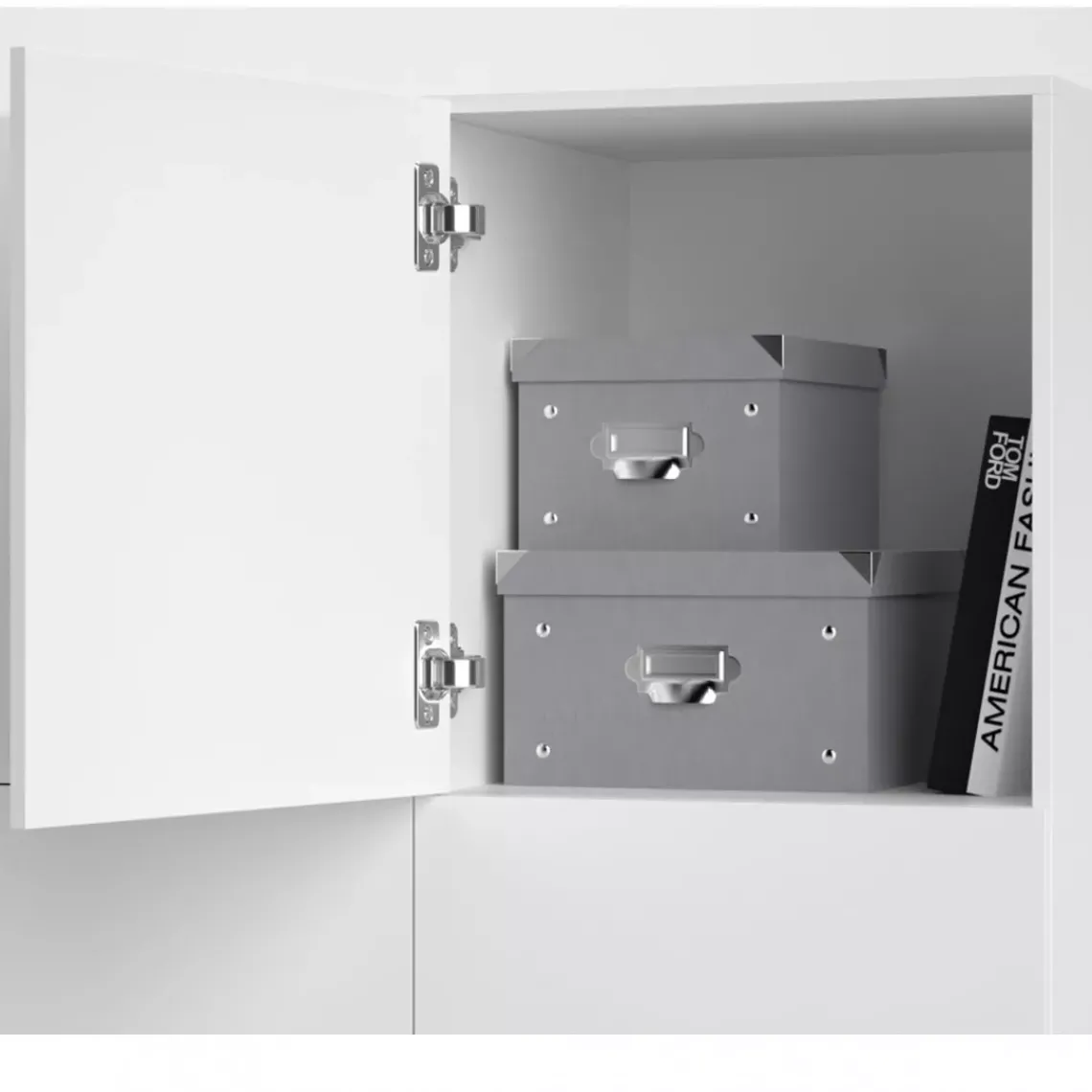 DPJ Workspace Schließschrank mit 3 Türen - 50 cm breit