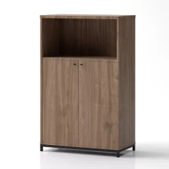 DPJ Workspace Schrank Crito - Mit Türen, 1 offenes Regalfach