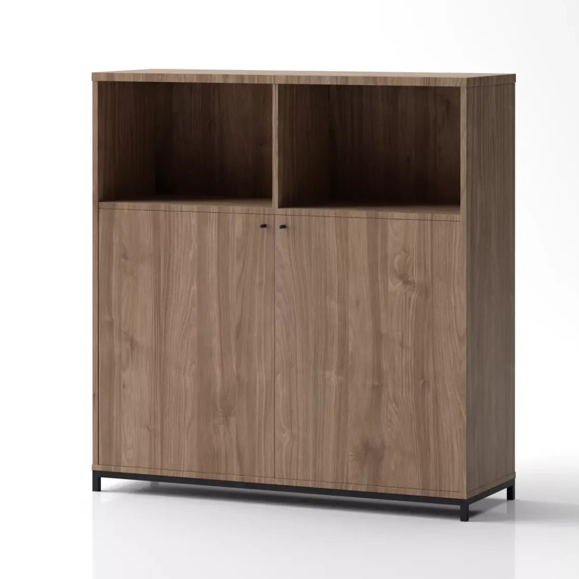 DPJ Workspace Schrank Crito extra-breit - Mit Türen, 2 offene Fächer