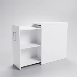 DPJ Workspace Seitenschrank Tower - 2 Regalböden, Links