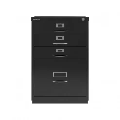 DPJ Workspace Standcontainer 3 Schubladen + 1 Hängeregister, Bisley F-Series - Classic Front