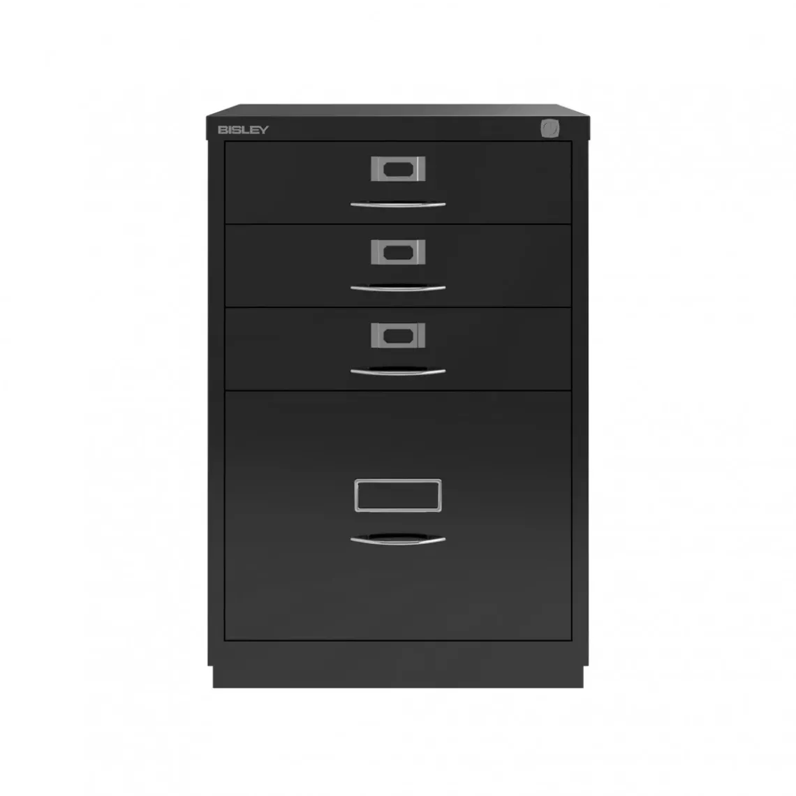 DPJ Workspace Standcontainer 3 Schubladen + 1 Hängeregister, Bisley F-Series - Classic Front