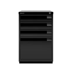 DPJ Workspace Standcontainer Bisley F-Series - Flush Front, 3 Schubladen, 1 Hängeregister