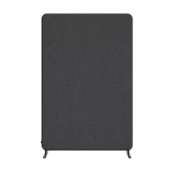 DPJ Workspace Stellwand Softline 50 - Komplettpaket mit schwarzen Standfüßen