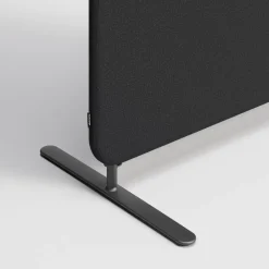 DPJ Workspace Stellwand Softline 50 - Komplettpaket mit schwarzen Standfüßen