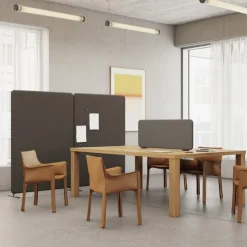 DPJ Workspace Stellwand Softline 30 - Komplettpaket mit schwarzen Standfüßen