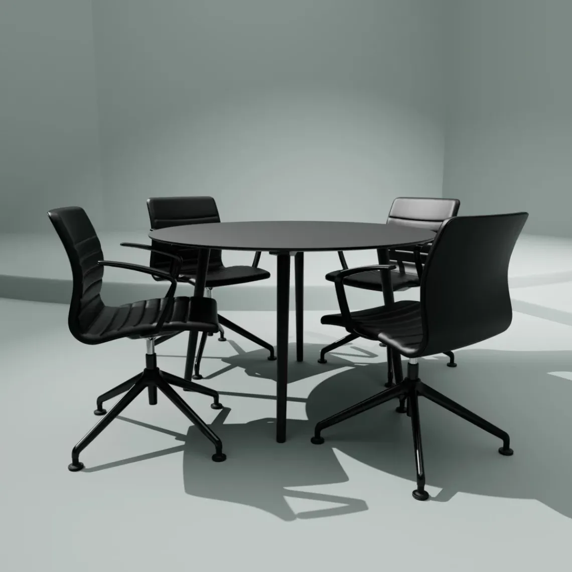 DPJ Workspace Tisch Riz - Runde Tischplatte
