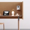DPJ Workspace Tischtrennwand Dezibel - Mit geraden Ecken