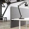 DPJ Workspace Tischtrennwand Edge - Frontmontiert, 70 cm