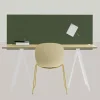 DPJ Workspace Tischtrennwand Optima 30 - Mit geraden Ecken