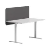DPJ Workspace Tischtrennwand Softline 30 hängend - Komplettpaket mit Tischbeschlägen