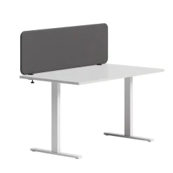 DPJ Workspace Tischtrennwand Softline 30 - 45 cm hoch über dem Tisch