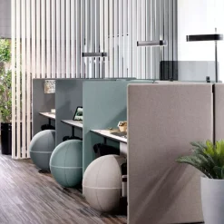 DPJ Workspace Trennwandsystem ScreenIT A30 - Für 2 Arbeitsplätze