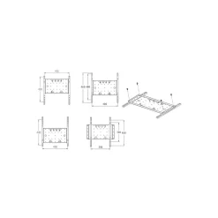 DPJ Workspace Wandhalterung Super Slim - Tilt & Turn